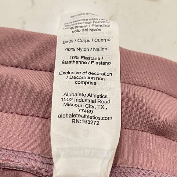 Alphalete Trace Mauve Jogger. Size Small. Like New! - Picture 5 of 5